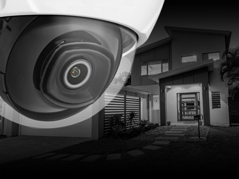 Videosorveglianza attiva con illuminazione infrarossa per visione in assenza totale di luce
